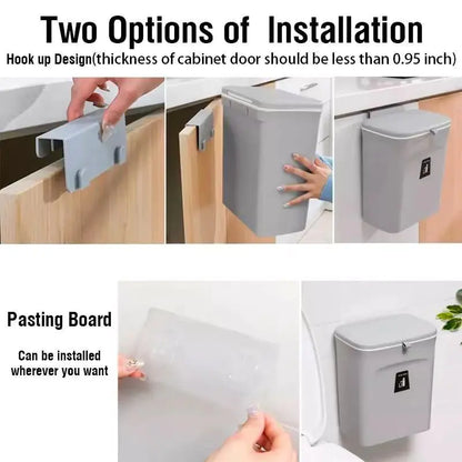 Wall Mount/Under Sink Trash Can